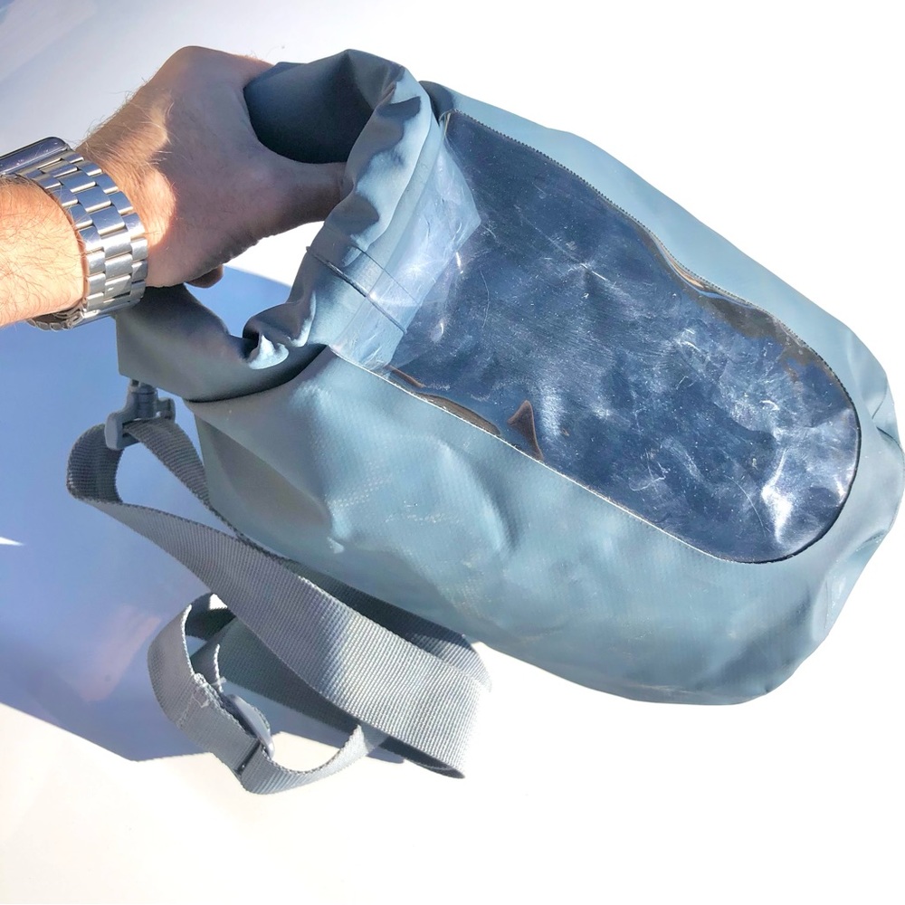 Waterproof Bag With Window And Shoulder Strap Used